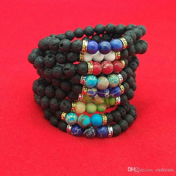 lava rock stone beads bracelet natural stone turquoise prayer buddha bracelet bangle cuffs designer women men bracelet fashion jewelry, Golden;silver
lava rock stone beads bracelet natural stone turquoise prayer buddha bracelet bangle cuffs designer women men bracelet fashion jewelry, Golden;silver