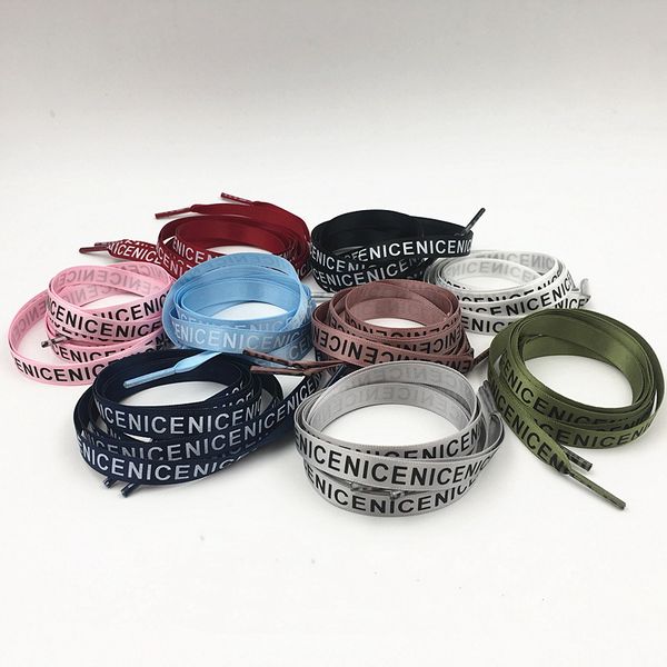 fashion "nice" letter printed shoelaces sneakers shoe laces personality diy black white pink shoelaces shoes accessories
fashion "nice" letter printed shoelaces sneakers shoe laces personality diy black white pink shoelaces shoes accessories