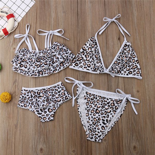 family matching swimsuit bikini set lace-up panties leopard print two pieces mother daughter kids baby women girls swimwear new
family matching swimsuit bikini set lace-up panties leopard print two pieces mother daughter kids baby women girls swimwear new