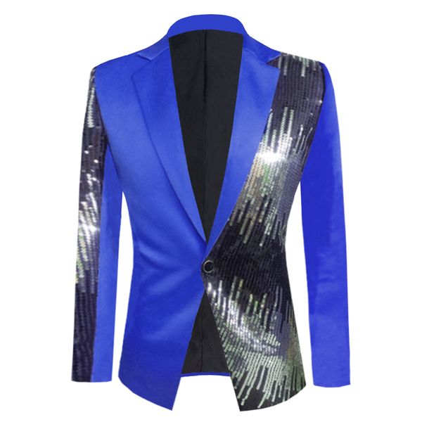 men's suit casual slim fit prom suit stylish sequin jacket casual one button shiny sequin party wedding blazer, White;black
men's suit casual slim fit prom suit stylish sequin jacket casual one button shiny sequin party wedding blazer, White;black