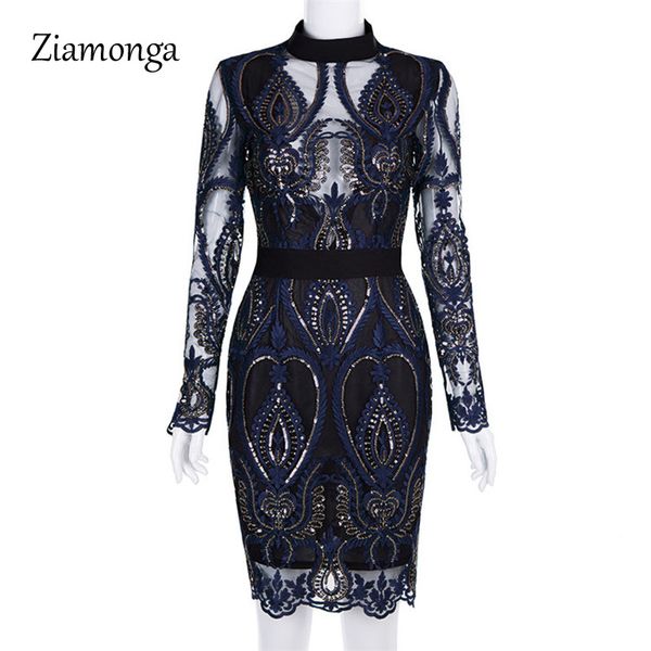 Ziamonga 2018 High Quality Runway Style Sexy Dress Women Long Sleeve Beading Sequined Lace Dress Elegant Bodycon Bandage
Ziamonga 2018 High Quality Runway Style Sexy Dress Women Long Sleeve Beading Sequined Lace Dress Elegant Bodycon Bandage