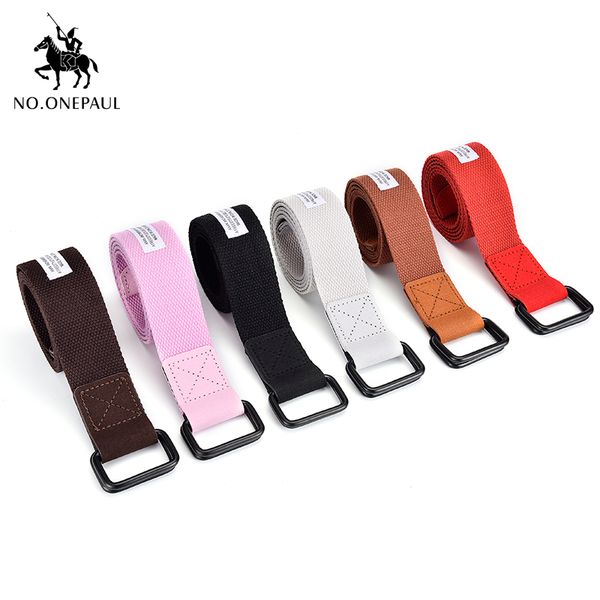 no.onepaul fashion multicolor canvas belt for alloy agio buckle harajuku solid color long belts women casual female waist belts, Black;brown
no.onepaul fashion multicolor canvas belt for alloy agio buckle harajuku solid color long belts women casual female waist belts, Black;brown