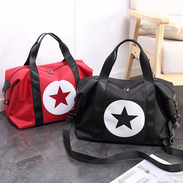 women gym bag men travel handbag outdoor sports women's bag for fitness five-pointed star duffel shoulder black red
women gym bag men travel handbag outdoor sports women's bag for fitness five-pointed star duffel shoulder black red