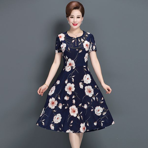 women's summer dress print slim fit long a-line skirt short sleeve dress, Black;gray
women's summer dress print slim fit long a-line skirt short sleeve dress, Black;gray