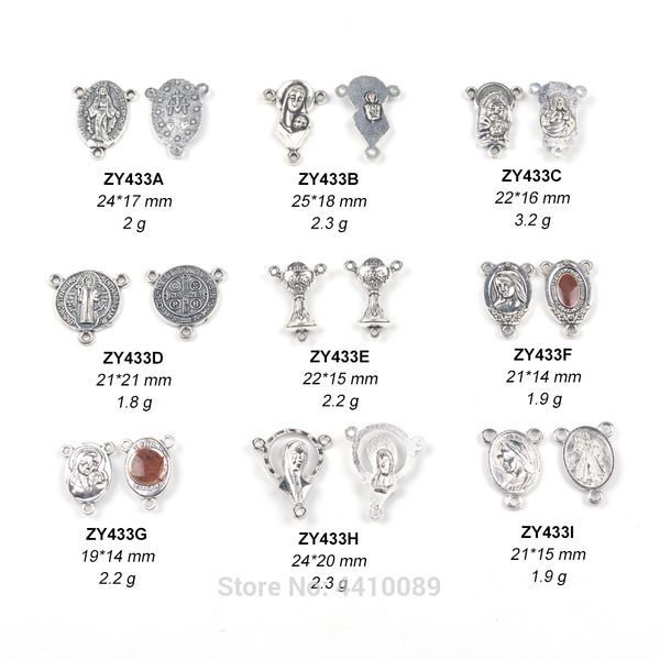 rosary centerpieces 3 holes mary st benedict rose catholic accessory 100 pieces, Silver
rosary centerpieces 3 holes mary st benedict rose catholic accessory 100 pieces, Silver