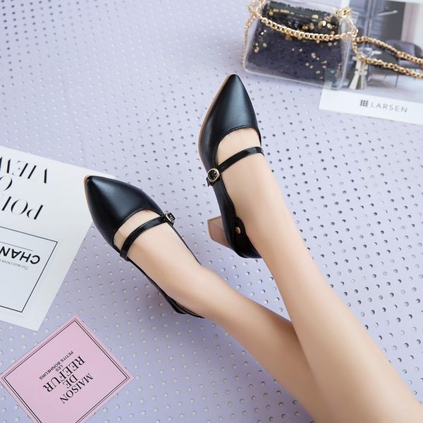 big size ladies high heels women shoes woman pumps rough heeled high heeled single shoes, Black
big size ladies high heels women shoes woman pumps rough heeled high heeled single shoes, Black