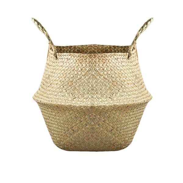 s/m/l household foldable natural seaweed woven storage pot garden flower vase hanging basket storage basket home decor planter
s/m/l household foldable natural seaweed woven storage pot garden flower vase hanging basket storage basket home decor planter