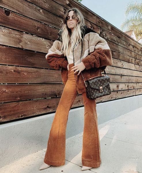 womens pants 2019 spring and autumn new fashion flare pant retro style corduroy trouser street style pink pants, Black;white
womens pants 2019 spring and autumn new fashion flare pant retro style corduroy trouser street style pink pants, Black;white