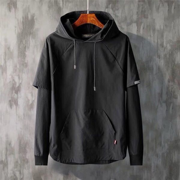 leisure designer luxury classic trend fashion age season set of thin head hooded men long sleeve clothes, Black
leisure designer luxury classic trend fashion age season set of thin head hooded men long sleeve clothes, Black
