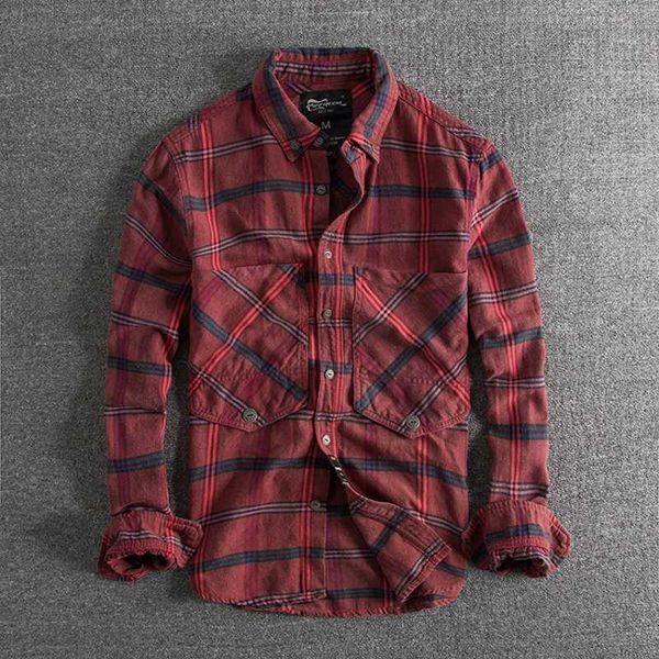 men's casual shirts men spring autumn fashion vintage plaid long sleeve shirt big pockets funny chic single breasted harajuku top, White;black
men's casual shirts men spring autumn fashion vintage plaid long sleeve shirt big pockets funny chic single breasted harajuku top, White;black