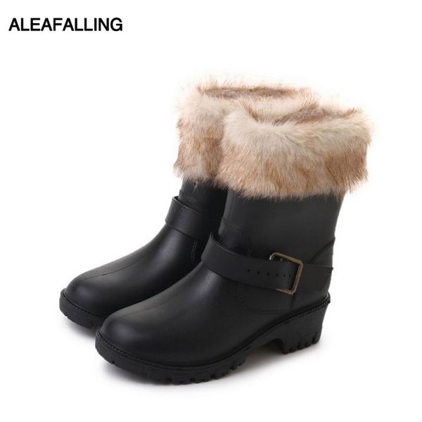 aleafalling thicken cover pvc rain boots waterproof buckle shoes woman rain woman water rubber boots good quality botas 201935, Black
aleafalling thicken cover pvc rain boots waterproof buckle shoes woman rain woman water rubber boots good quality botas 201935, Black