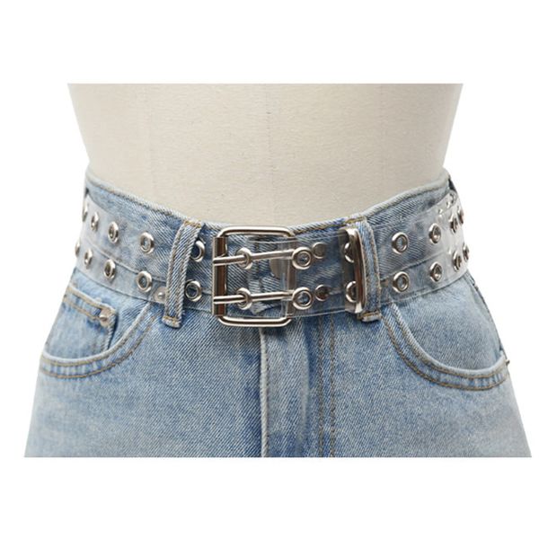 2019 two row pvc belt for women fashion double pin buckle female white waist transparent belts ladies jeans dress waistband 514, Black;brown
2019 two row pvc belt for women fashion double pin buckle female white waist transparent belts ladies jeans dress waistband 514, Black;brown