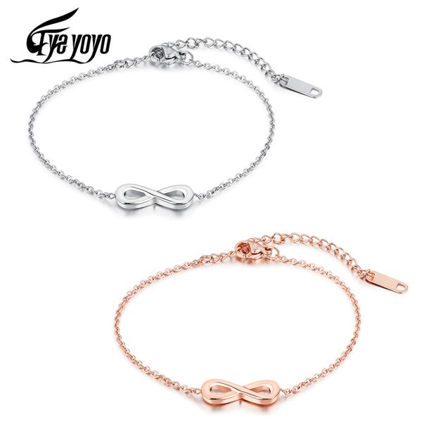 eyeyoyo titanium stainless steel infinity 8 word charm bracelets for women rose gold bohemia beach chain & link bracelet, Golden;silver
eyeyoyo titanium stainless steel infinity 8 word charm bracelets for women rose gold bohemia beach chain & link bracelet, Golden;silver