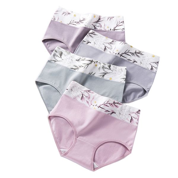 langsha 4pcs/lot panties women breathable cotton high waist underwear cute print seamless briefs girls slimming underpants, Black;pink
langsha 4pcs/lot panties women breathable cotton high waist underwear cute print seamless briefs girls slimming underpants, Black;pink