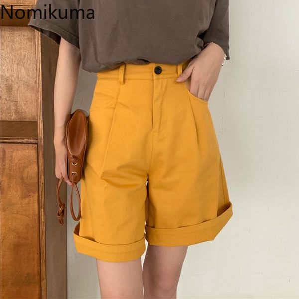nomikuma casual fashion high waist shorts solid color wide leg short pants women korean style 2020 summer straight loose 3b108, White;black
nomikuma casual fashion high waist shorts solid color wide leg short pants women korean style 2020 summer straight loose 3b108, White;black