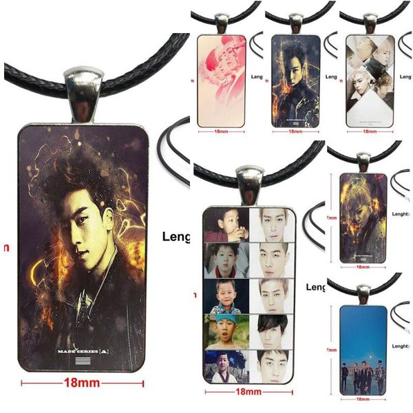 k- bigbang made series for fashion glass cabochon pendant necklace with women steel plated statement jewelry, Silver
k- bigbang made series for fashion glass cabochon pendant necklace with women steel plated statement jewelry, Silver