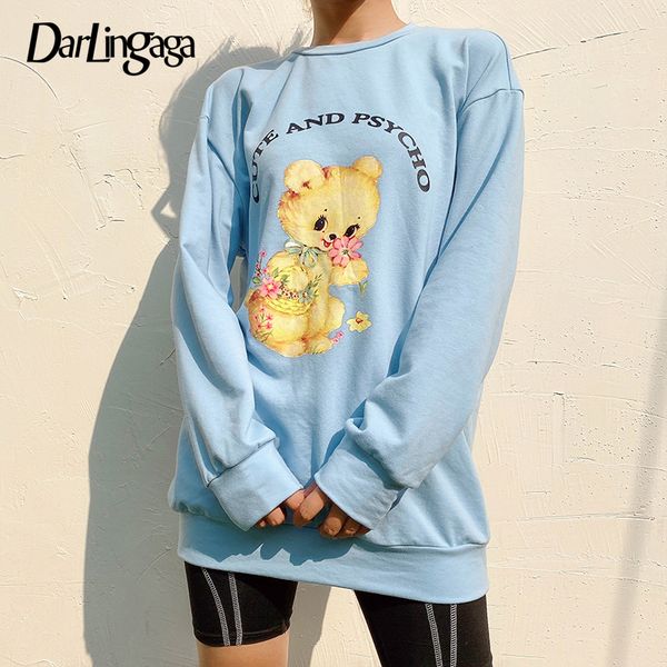 darlingaga casual harajuku oversize sweatshirt women bear letter printed pullover korean sweatshirts loose autumn winter hoodies, Black
darlingaga casual harajuku oversize sweatshirt women bear letter printed pullover korean sweatshirts loose autumn winter hoodies, Black