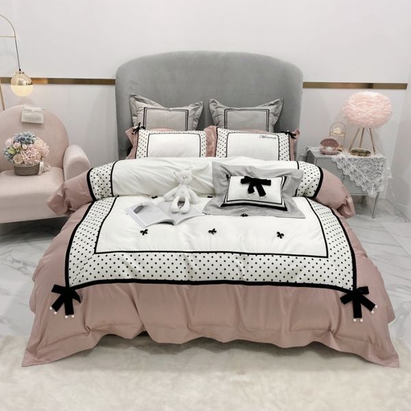 cute bow embroidery bedlinen bedding set king size bed linen 600tc egyptian cotton duvet cover bed sheet set pillowcases
cute bow embroidery bedlinen bedding set king size bed linen 600tc egyptian cotton duvet cover bed sheet set pillowcases