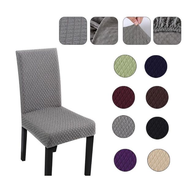 thicken knitted chair cover stretch spandex solid color removable chair covers for dining room party wedding banquet
thicken knitted chair cover stretch spandex solid color removable chair covers for dining room party wedding banquet