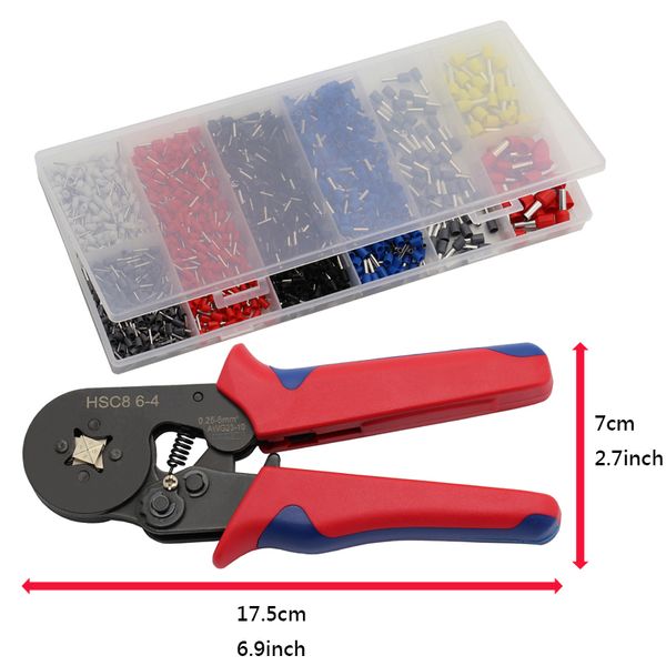 yalku 0.25-10mm2 crimping pliers with 1200 wire terminal crimp connector self-adjusting tubular terminal crimping tool pliers
yalku 0.25-10mm2 crimping pliers with 1200 wire terminal crimp connector self-adjusting tubular terminal crimping tool pliers