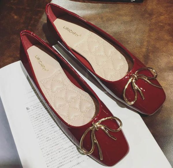 2019 bowknot women's shoes in spring and autumn with new style flat bottom square head @50, Black
2019 bowknot women's shoes in spring and autumn with new style flat bottom square head @50, Black