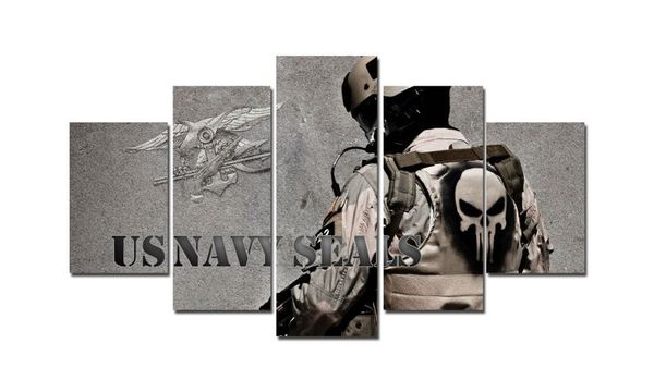 5 pieces the us navy seals modern home wall decor canvas picture art hd print painting on canvas for living room
5 pieces the us navy seals modern home wall decor canvas picture art hd print painting on canvas for living room