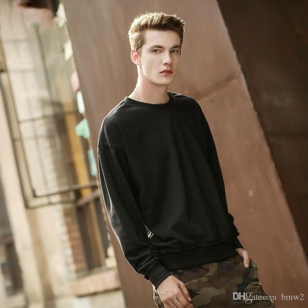 2017 brand new arrival oversize men hoodies pullover male hoddies streetwear fashion loose hoodies 100% pure cotton, Black 
2017 brand new arrival oversize men hoodies pullover male hoddies streetwear fashion loose hoodies 100% pure cotton, Black