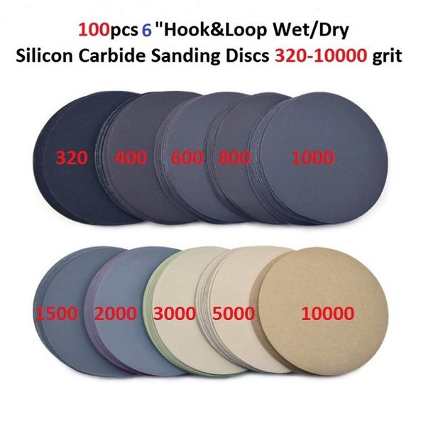 100pcs 6in/150mm 320-10000grit disk water sandpaper flocking wet and dry wood furniture finishing, drywall sanding
100pcs 6in/150mm 320-10000grit disk water sandpaper flocking wet and dry wood furniture finishing, drywall sanding