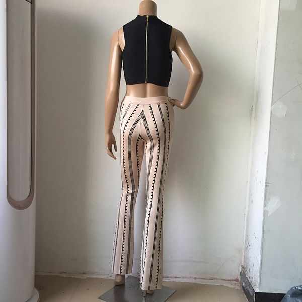 2 piece jumpsuits for women 2016 new fashion black bandage crop and jacquard bandage hl wholesale, Black;white
2 piece jumpsuits for women 2016 new fashion black bandage crop and jacquard bandage hl wholesale, Black;white