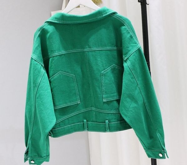 new short denim jacket women candy color bat sleeve loose jeans coat short jackets summer autumn coat, Black;brown
new short denim jacket women candy color bat sleeve loose jeans coat short jackets summer autumn coat, Black;brown
