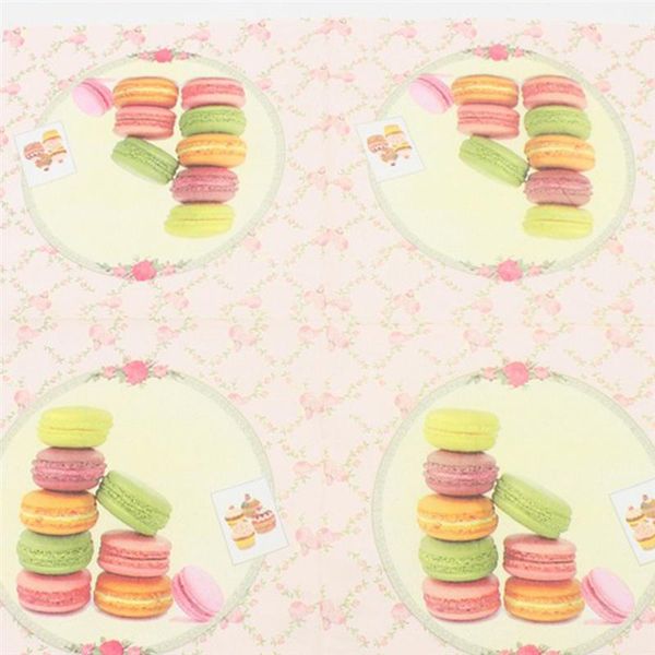 60 sheets macaron cake printed napkins creative paper towels facial tissues napkin paper for wedding birthday baby shower dinner
60 sheets macaron cake printed napkins creative paper towels facial tissues napkin paper for wedding birthday baby shower dinner