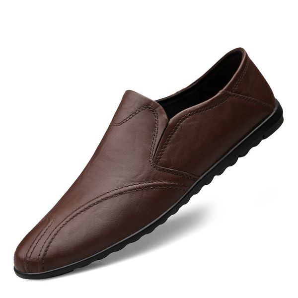 man casual shoes genuine leather men moccasin shoe leather shoes breathable driving masculino light footwear slips on male shoe, Black
man casual shoes genuine leather men moccasin shoe leather shoes breathable driving masculino light footwear slips on male shoe, Black