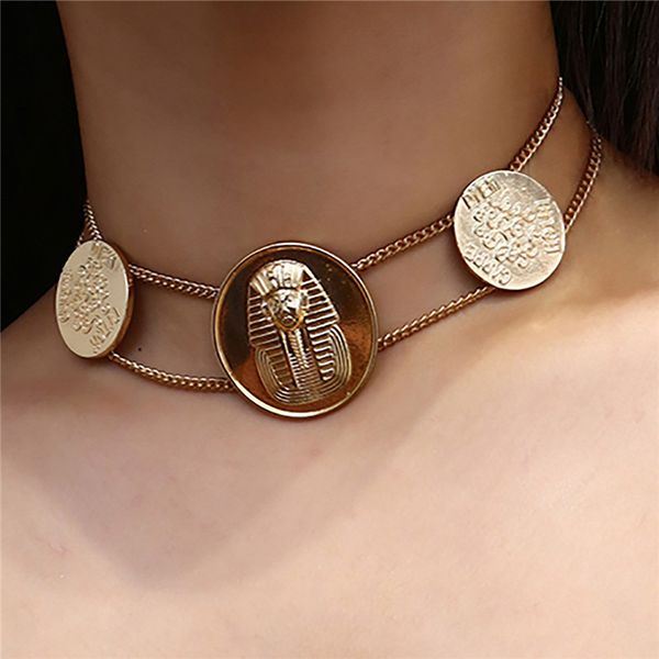 egyptian jewelry vintage exaggerated pharaoh head beautiful jewelry fashion women necklace choke circle trend, Golden;silver
egyptian jewelry vintage exaggerated pharaoh head beautiful jewelry fashion women necklace choke circle trend, Golden;silver