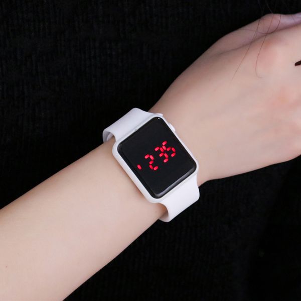 led digital men noctilucent square watch electronic sport watches fashion mirror clock women relojes hombre digitales, Slivery;brown
led digital men noctilucent square watch electronic sport watches fashion mirror clock women relojes hombre digitales, Slivery;brown