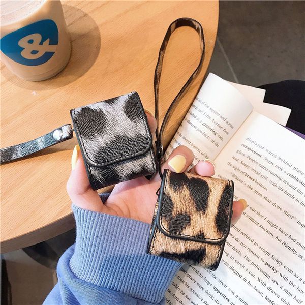 for airpods earphone protective case luxury leopard print leather pu cover for apple wireless bluetooth headphones ing
for airpods earphone protective case luxury leopard print leather pu cover for apple wireless bluetooth headphones ing