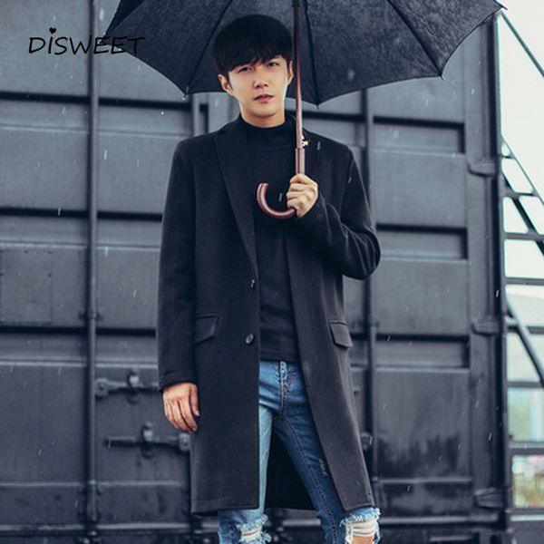 south korea's long straight slim-fit western-style jacket men simple solid long sleeve button man suit, White;black
south korea's long straight slim-fit western-style jacket men simple solid long sleeve button man suit, White;black