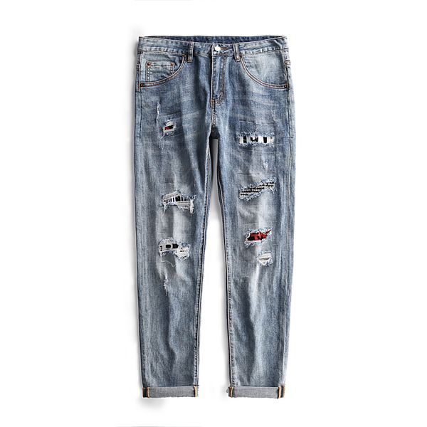 luxury pants designer jeans hole bike jane men slim fit motorcycle rider jeans hip hop men jeans fashion pants, Blue
luxury pants designer jeans hole bike jane men slim fit motorcycle rider jeans hip hop men jeans fashion pants, Blue