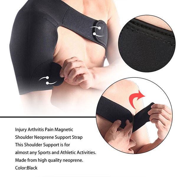 back support adjustable left/right shoulder protector brace joint pain strap lt88, Black;blue
back support adjustable left/right shoulder protector brace joint pain strap lt88, Black;blue