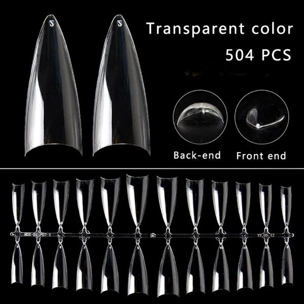 504pcs salon stretchy clear stiletto reusable non toxic fake art professional artificial tasteless false nail tips 12 sizes, Red;gold
504pcs salon stretchy clear stiletto reusable non toxic fake art professional artificial tasteless false nail tips 12 sizes, Red;gold