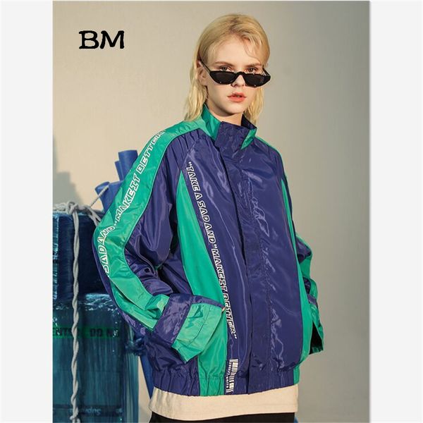 kpop fashions reflective jacket women korean style coat streetwear harajuku clothes 2019 hip hop outerwear stitching clothing, Black;brown
kpop fashions reflective jacket women korean style coat streetwear harajuku clothes 2019 hip hop outerwear stitching clothing, Black;brown