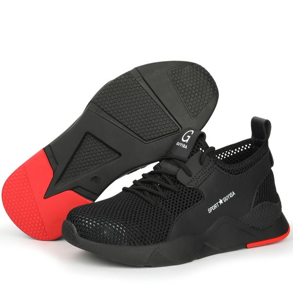 large size mens fashion breathable steel toe cap working safety shoes non-slip platform worker shoe summer security boots male, Black
large size mens fashion breathable steel toe cap working safety shoes non-slip platform worker shoe summer security boots male, Black