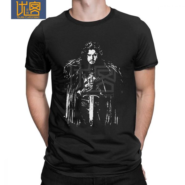 man t shirt jon snow t-shirts house of stark house targaryen vintage short sleeves tees clothes cotton new, White;black
man t shirt jon snow t-shirts house of stark house targaryen vintage short sleeves tees clothes cotton new, White;black