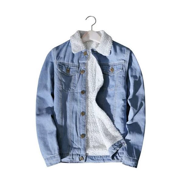 men women winter jeans jacket fleece warm coat 2018 winter fashion jeans thick coat solid color vintage denim 3 color size m-2xl, Black
men women winter jeans jacket fleece warm coat 2018 winter fashion jeans thick coat solid color vintage denim 3 color size m-2xl, Black