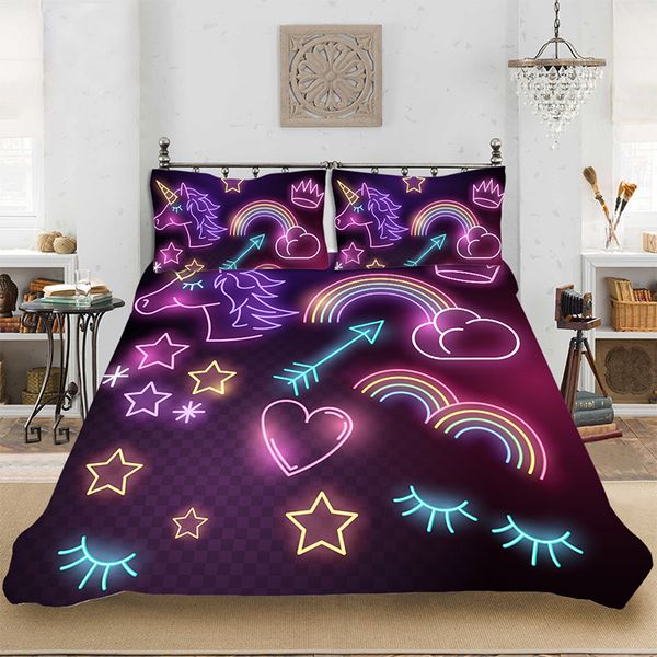 cute light unicorn 3d print kids bedding set bedclothes include duvet cover pillowcase print home textile bed linens
cute light unicorn 3d print kids bedding set bedclothes include duvet cover pillowcase print home textile bed linens