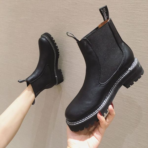 bootee woman 2019 women's ankle boots winter shoes clogs platform round toe lace up booties ladies low rubber med autumn rock, Black
bootee woman 2019 women's ankle boots winter shoes clogs platform round toe lace up booties ladies low rubber med autumn rock, Black