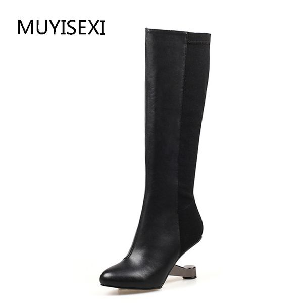 women knee high boots black 9 cm metal high heel winter warm boot elastic fabric shoes woman boots hl117 muyisexi
women knee high boots black 9 cm metal high heel winter warm boot elastic fabric shoes woman boots hl117 muyisexi