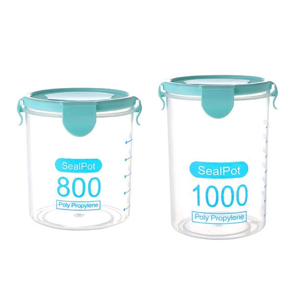 2x kitchen container seal pot coffee candy storage tank plastic cereals box cookie canister jars for spices blue
2x kitchen container seal pot coffee candy storage tank plastic cereals box cookie canister jars for spices blue