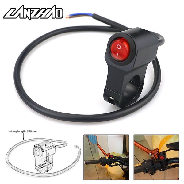 waterproof cnc aluminum motorcycle external headlight spotlight on-off switch 22-25mm with red indicator motorbike accessories
waterproof cnc aluminum motorcycle external headlight spotlight on-off switch 22-25mm with red indicator motorbike accessories