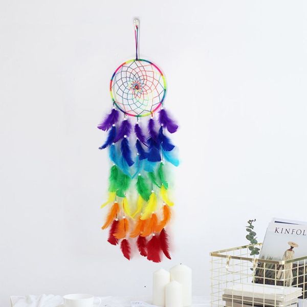 ecoration Crafts Wind Chimes & Hanging Decorations Dream Catcher Colorful Dreamcatchers Handmade Rainbow Traditional Feather Hanging
ecoration Crafts Wind Chimes & Hanging Decorations Dream Catcher Colorful Dreamcatchers Handmade Rainbow Traditional Feather Hanging
