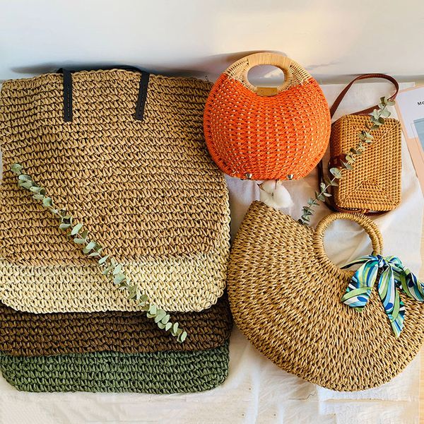 round straw bag woven rattan bag ladies bags travel small beach handbags women summer hollow handmade beachbag shoulder bags
round straw bag woven rattan bag ladies bags travel small beach handbags women summer hollow handmade beachbag shoulder bags